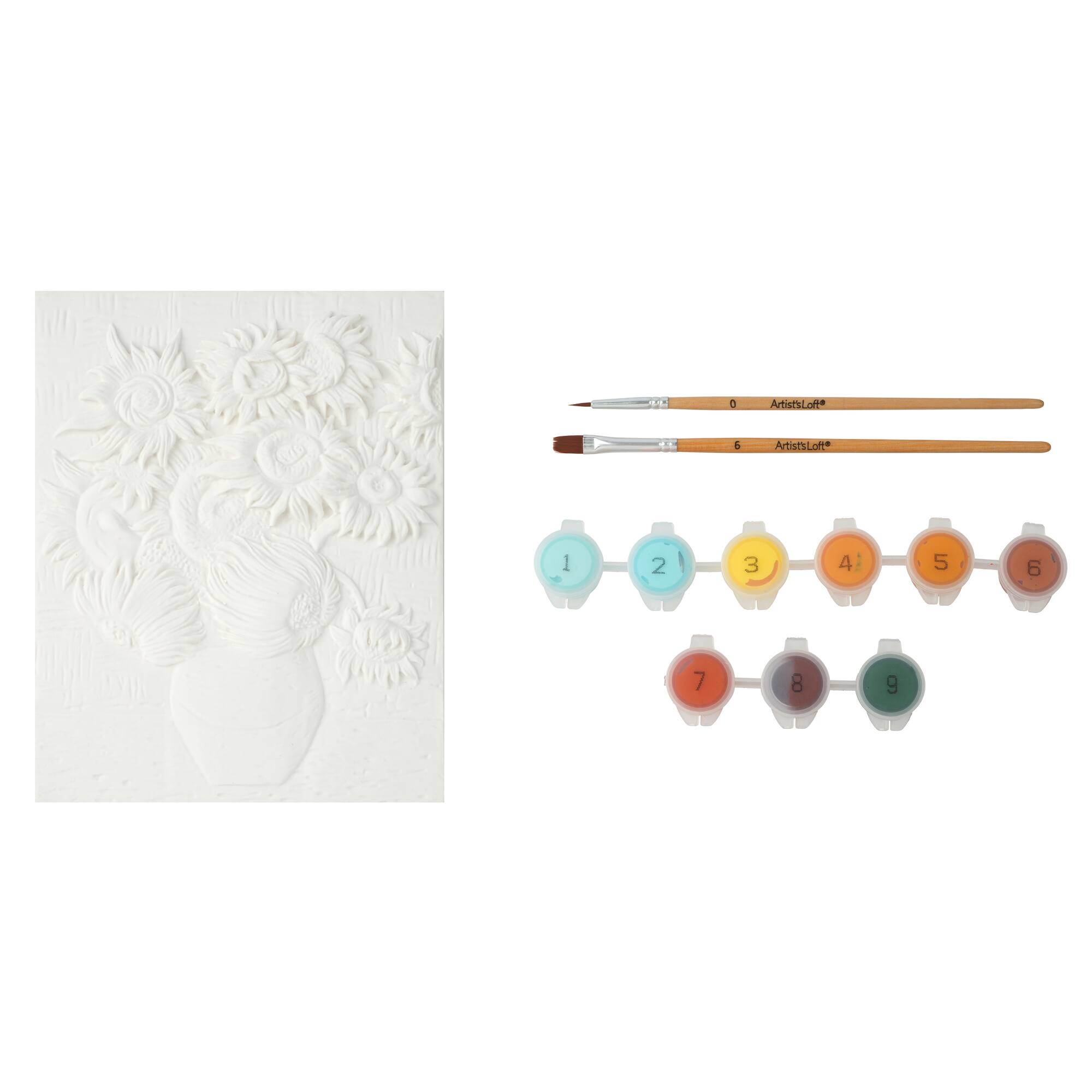 Sunflowers Relief Painting Kit by Artist's Loft®